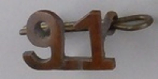 91st Infantry Battalion Other Ranks Shoulder Title Obverse