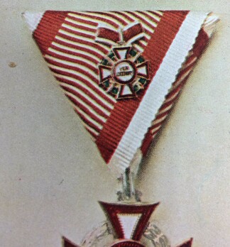 Military Merit Cross, Type II, Military Division, Small II Class Cross (with Silver Swords)