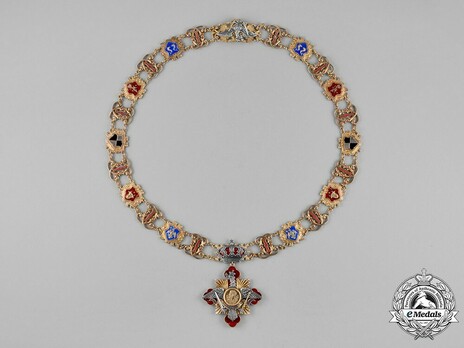 Order of Carol I, Collar Obverse