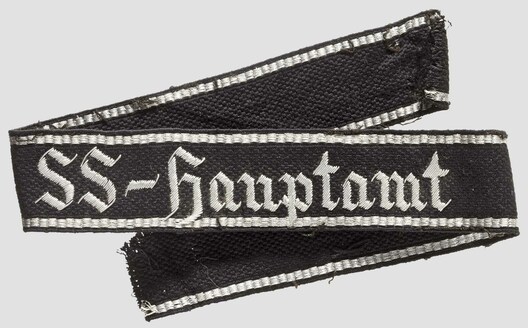 SS-Hauptamt Cuff Title Obverse