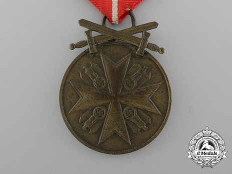 Bronze Merit Medal with Swords Obverse 