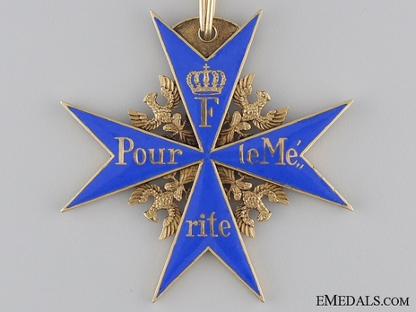 Pour le Mérite, Cross (Franco-Prussian War version) Obverse