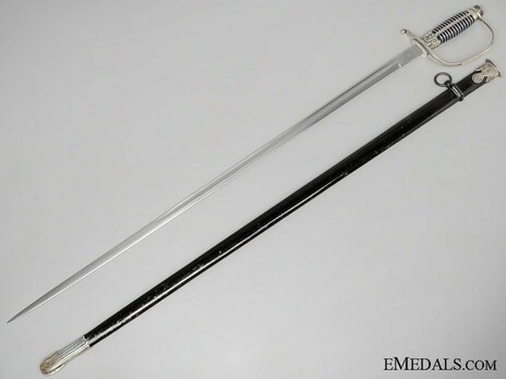 Allgemeine SS Officer Sword Reverse with Scabbard