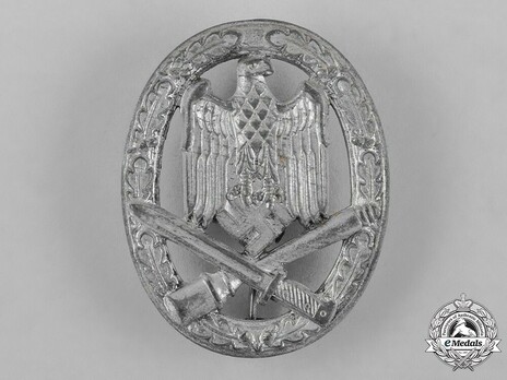 General Assault Badge (in zinc) Obverse