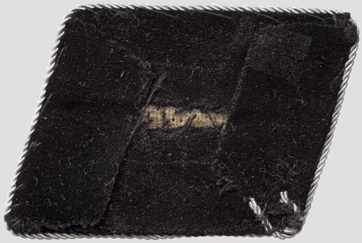 Allgemeine SS Pre-1942 Obergruppenführer Collar Tabs Reverse