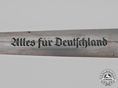 SA Standard Service Dagger by F. W. Höller (RZM marked) Obverse Inscription