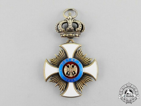 Order of the Star of Karageorg, Civil Division, IV Class Obverse