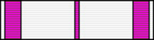 III Class Medal (for Literature, 2000-) Ribbon