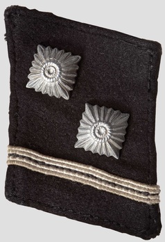 Waffen-SS Hauptscharführer Collar Tabs Obverse