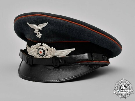 Luftwaffe Anti-Aircraft/Artillery NCO/EM Ranks Visor Cap Profile