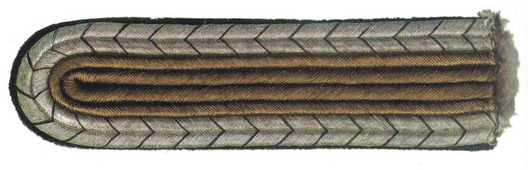 TeNo Wachtmeister der TN 1943 pattern Shoulder Boards Obverse