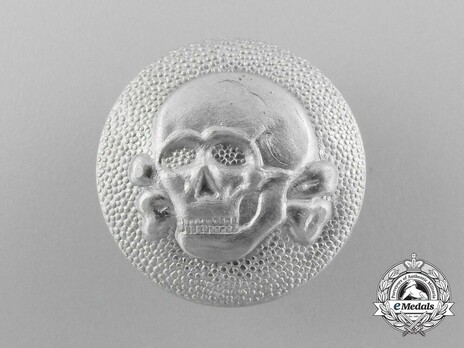 Allgemeine SS Cap Death's Head Button Obverse