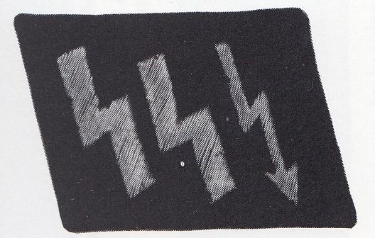 SS-VT Signals Battalion Officer Collar Tabs Obverse