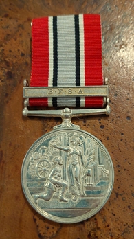 British Fire Services Association Medal, in Silver Obverse