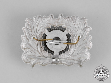 Zollgrenzschutz Silver Metal Wreath & Cockade Insignia Reverse