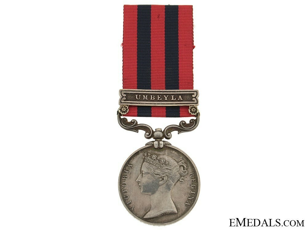 Silver medal umbeyla obverse