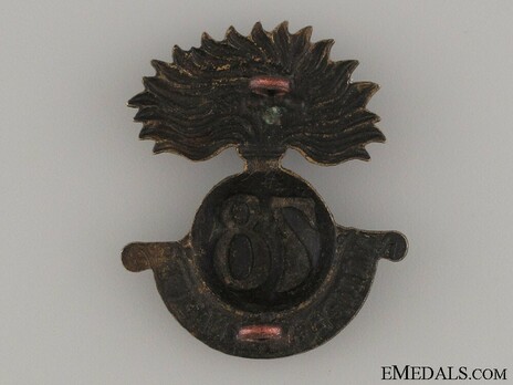 78th Infantry Battalion Other Ranks Cap Badge Reverse