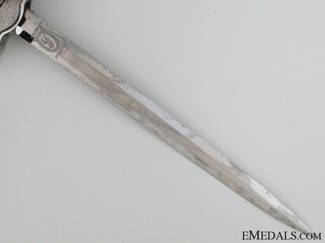 Luftwaffe Ernst Pack & Söhne-made 2nd pattern Dagger Reverse Blade Detail