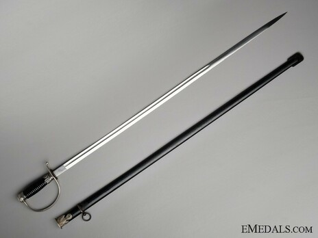 Allgemeine SS NCO Sword Obverse with Scabbard