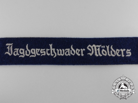 Luftwaffe Jagdgeschwader Mölders Cuff Title (NCO/EM version) Obverse