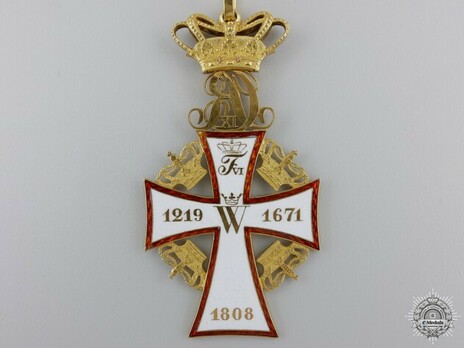 Order of Dannebrog, II Class Commander (Christian IX 1861-) Reverse