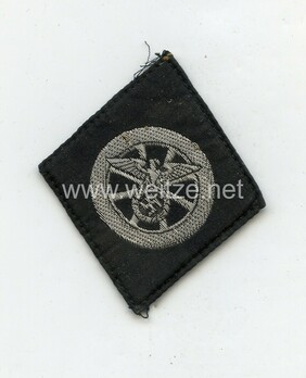 NSKK Driver Sleeve Insignia (1st pattern cloth eagle) Obverse