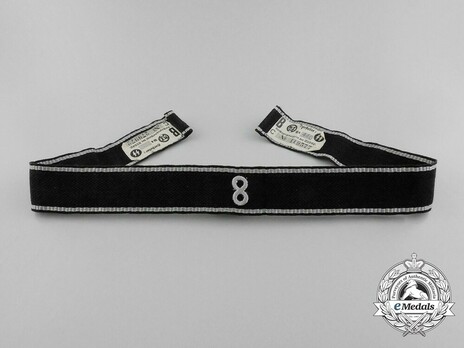 Allgemeine SS 8th Standarte Cuff Title Obverse