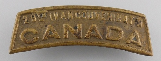 29th Infantry Battalion Other Ranks Shoulder Title Obverse