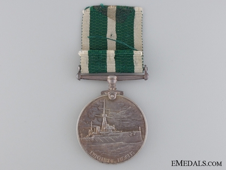 Silver Medal (with King George V in admiral's uniform) Reverse