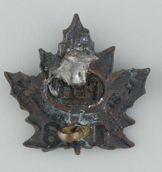 126th Infantry Battalion Other Ranks Collar Badge Reverse