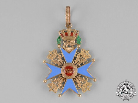 Dukely Order of Henry the Lion, Commander Cross (in gold) Reverse