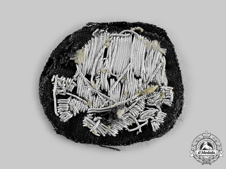 Waffen-SS Officer's Cloth Cap Death's Head Reverse