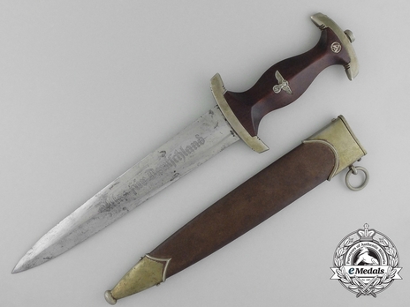 SA Röhm Honour Dagger (with dedication removed) (by F. Dick) Obverse with Scabbard
