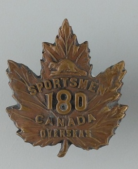 180th Infantry Battalion Other Ranks Collar Badge Obverse