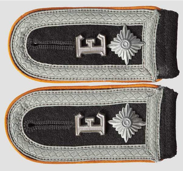 Waffen-SS Field Police/Special & Technical Services Oberscharführer Shoulder Boards Obverse