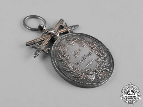 Merit Medal (Reuss-Lobenstein-Ebersdorf), in Silver Reverse