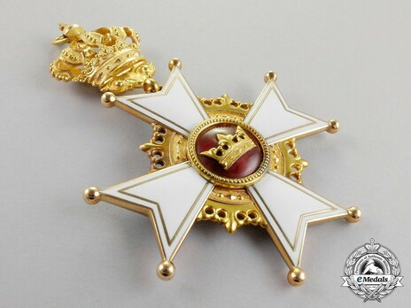 Order of Berthold I, Commander (in gold) Reverse