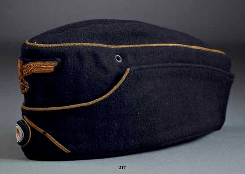 German Army Panzer General's Field Cap M38 Profile