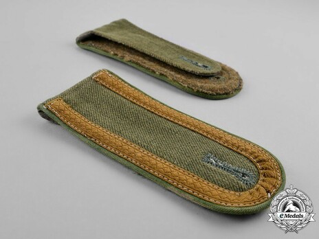 German Army Tropical Panzer Grenadier Unteroffizier Shoulder Boards