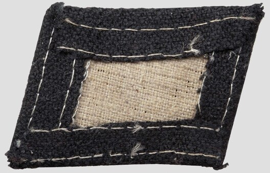 Waffen-SS 1st Latvian Division Fire Cross Collar Tab Reverse