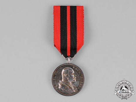 Commemorative Medal for 25 Years of Reign, in Silver Obverse