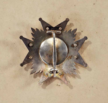 Order of Ludwig, Commander Breast Star Reverse