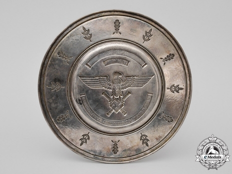 Luftwaffe Honour Salver Reverse