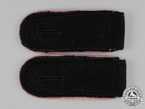 Waffen-SS Armoured/Anti-Tank Hauptscharführer Shoulder Boards Reverse