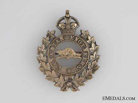 Engineers General Service Other Ranks Cap Badge Reverse