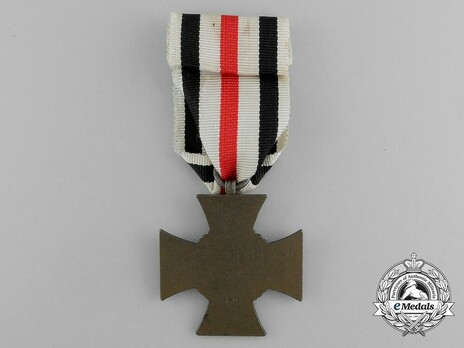 Honour Cross of the World War 1914/1918 (for non-combatants) Reverse