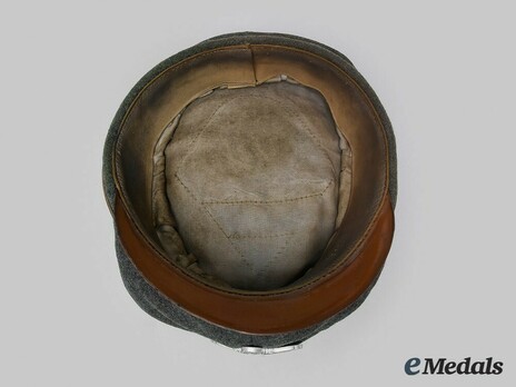 Waffen-SS Cavalry/Reconnaissance NCO/EM's Visor Cap Interior