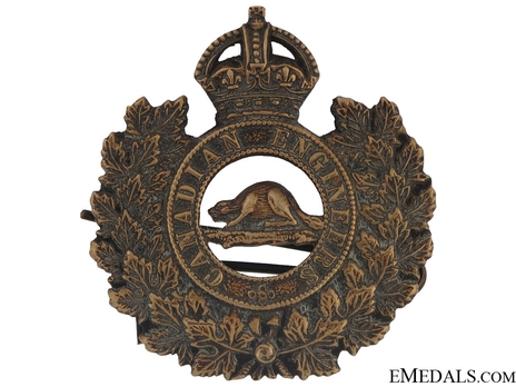 Engineers General Service Other Ranks Cap Badge Obverse