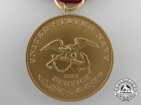 Bronze Medal (for Navy) Reverse