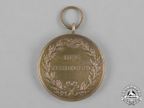 Military Merit Medal in Gold Reverse